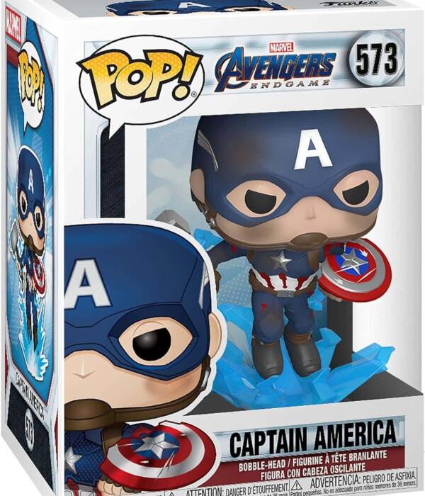 Funko POP! Marvel Captain America with Mjolnir #573