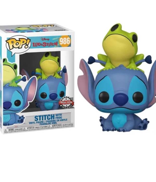 Funko POP! Stitch with Frog #986