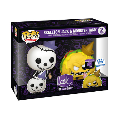 Funko POP! Skeleton Jack & Monster Taco 2-Pack