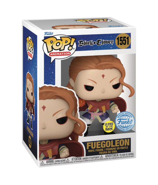 Funko POP! Black Clover Fuegoleon #1551 GITD