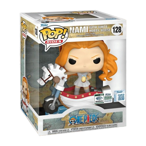 Funko POP! One Piece Nami with white hobby horse #128