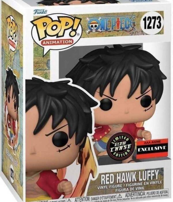Funko POP! One Piece Luffy Red Hawk AAA Chase #1273
