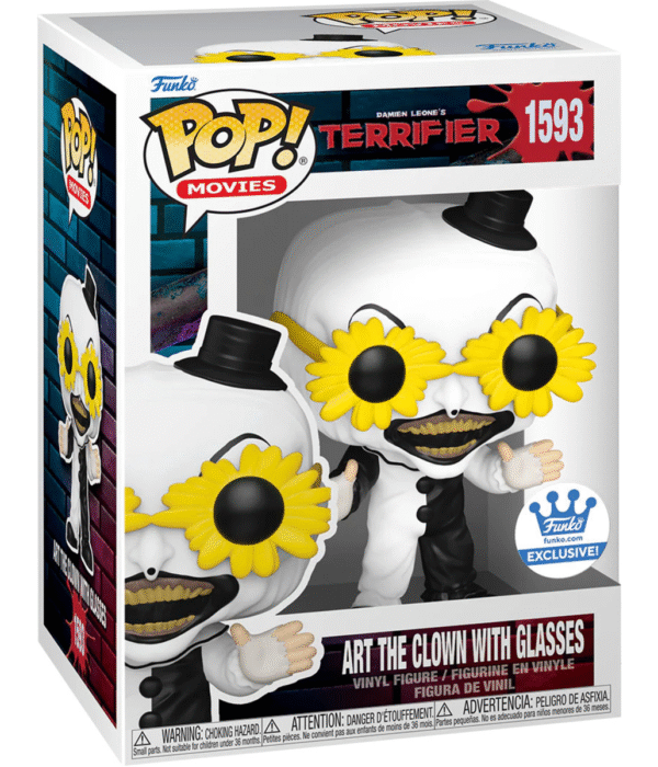 Funko POP! Terrifier Art the Clown with Glasses #1593