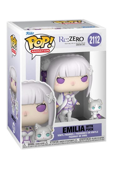 Funko POP! Re:Zero Emilia w/Puck #2112