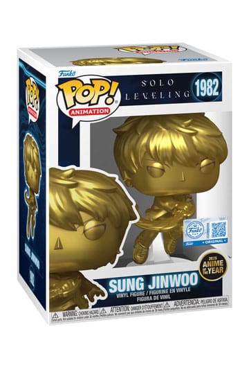 Funko POP! Solo Leveling Sung Jinwoo (Gold) Exclusive #1982