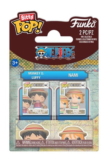 Funko Bitty 2-Pack One Piece Luffy & Nami