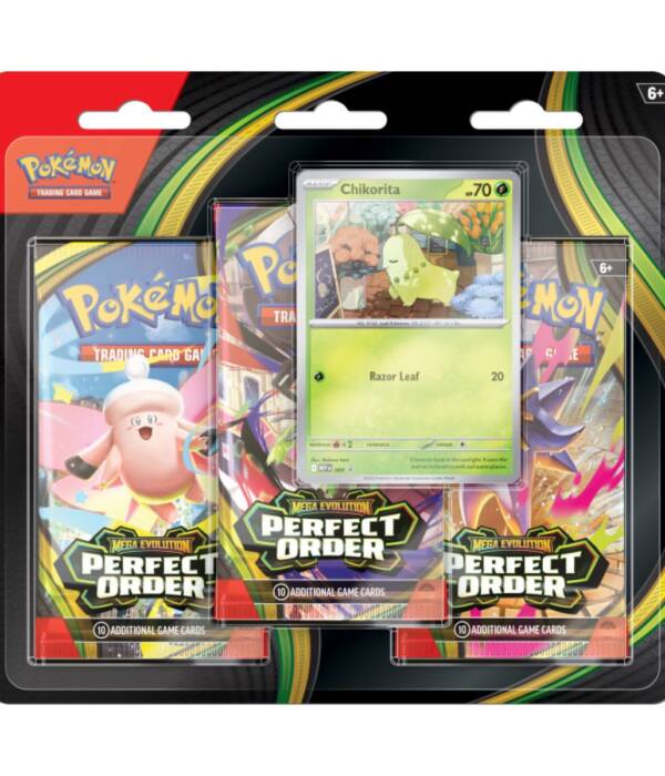 Pokémon TCG Mega Evolution: Perfect Order 3 Pack Blister