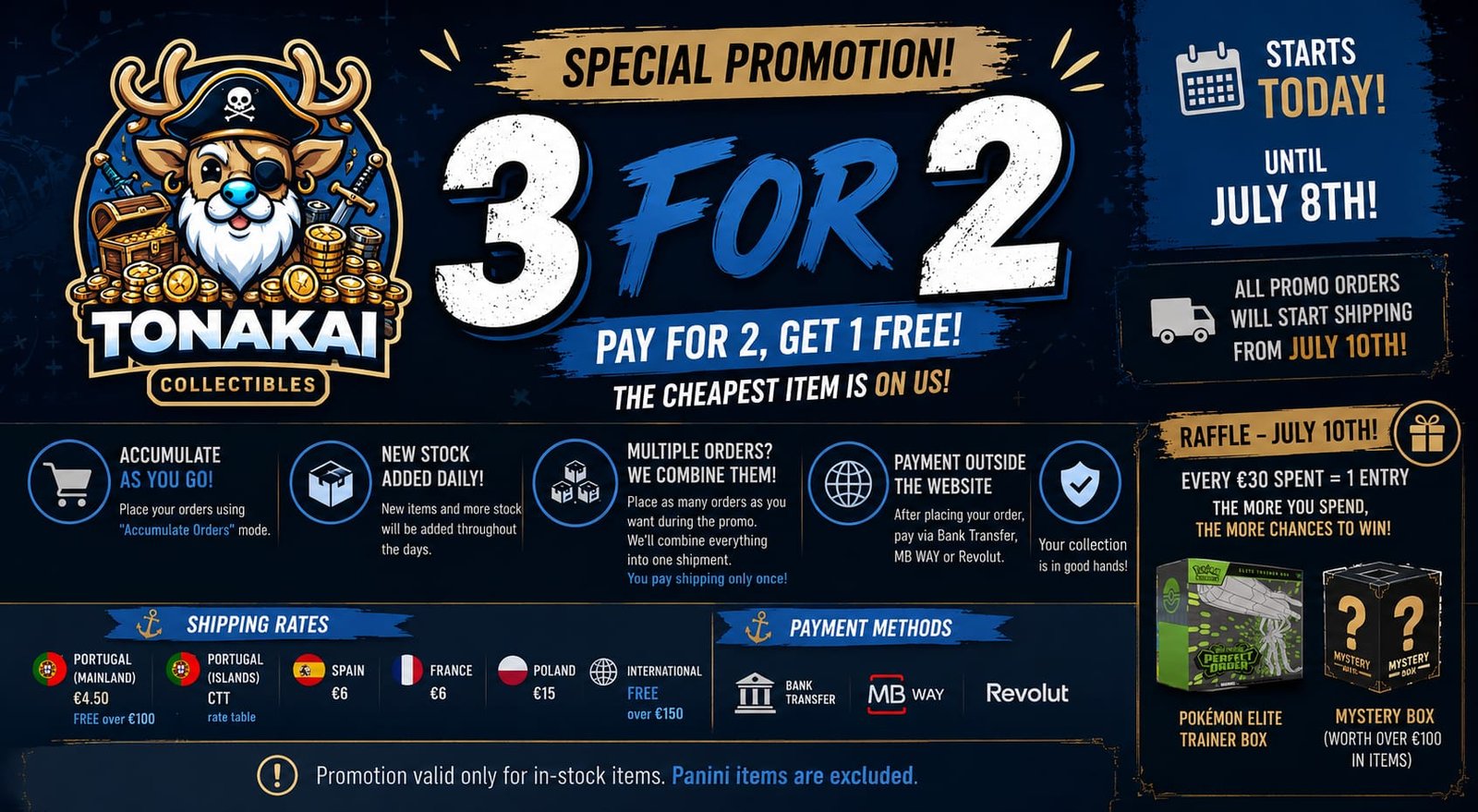 3 for 2 promotion