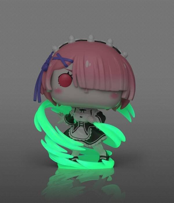 Funko POP! Re:Zero POP! Plus Ram (Wind Magic) (Glow) Exclusive