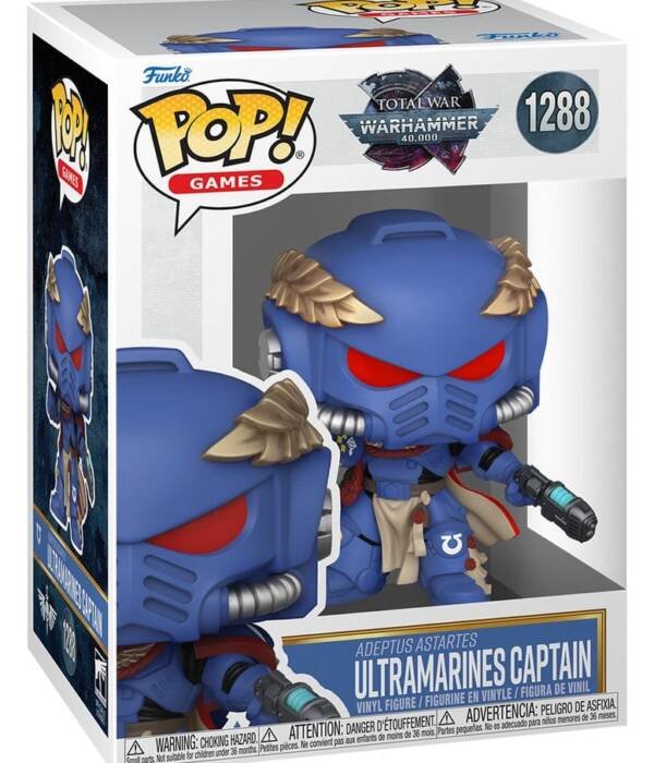 Funko POP! Warhammer 40,000 Ultramarines Captain #1288