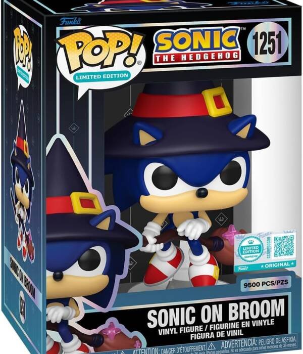 Funko POP! Sonic on Broom Limited Edition 9500pcs #1251