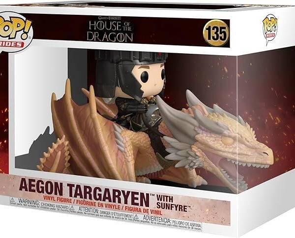 Funko POP! House of the Dragon Aegon Targaryen with Sunfire #135