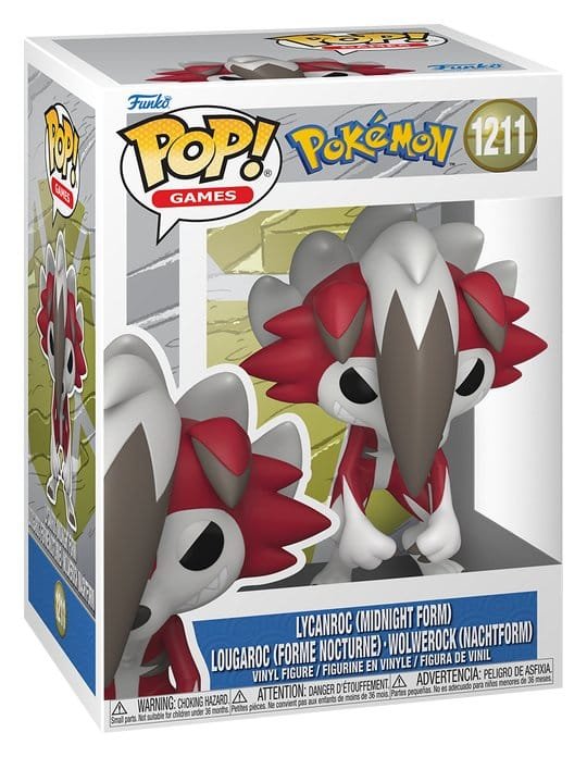 Funko POP! Pokémon Lycanroc Midnight #1211