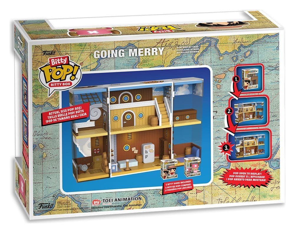 Funko POP! One Piece Bitty POP! Bitty Box Display with 2 Going Merry
