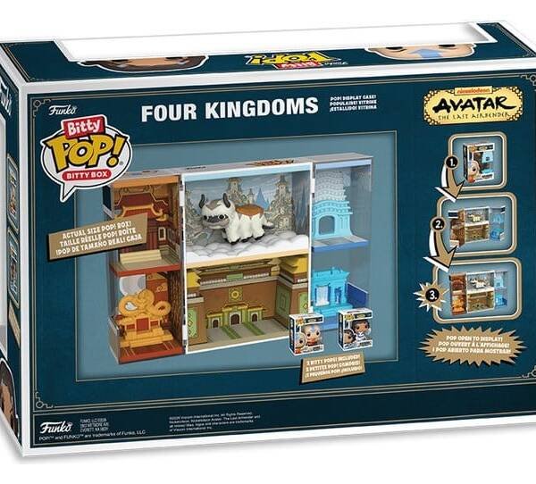 Funko POP! Avatar: The Last Airbender Bitty POP! Bitty Box Display with 2 Kingdoms