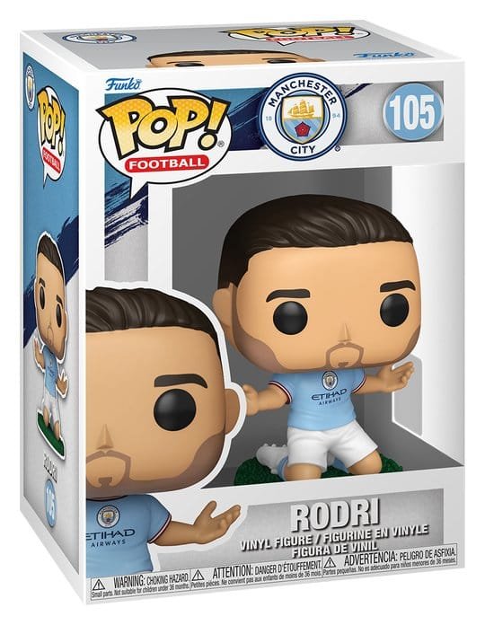 Funko POP! Manchester City F.C. POP! Football Rodri #105