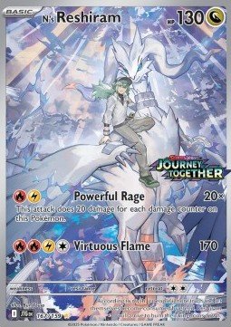 Pokémon TCG Singles N's Reshiram Stamped Journey Together *Sealed*