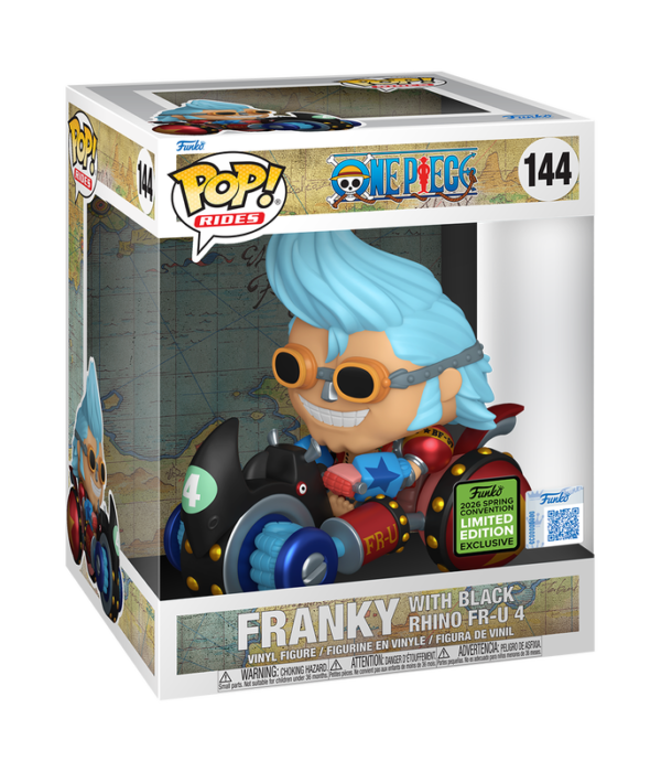 Funko POP! One Piece Franky with Black Rhino FR-U 4 #144