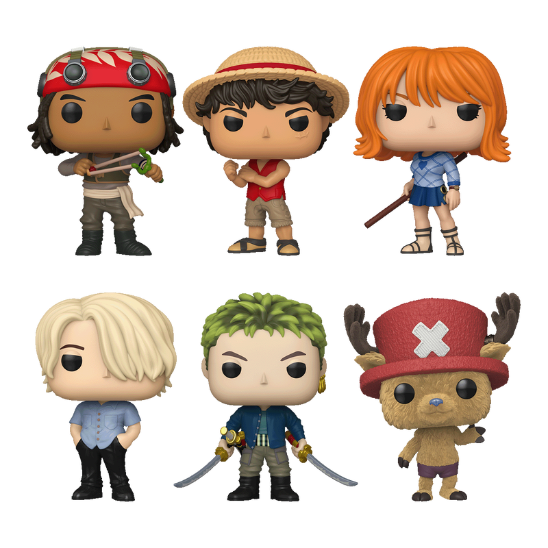 Funko POP! One Piece (Live Action) Straw Hat Pirates Bundle