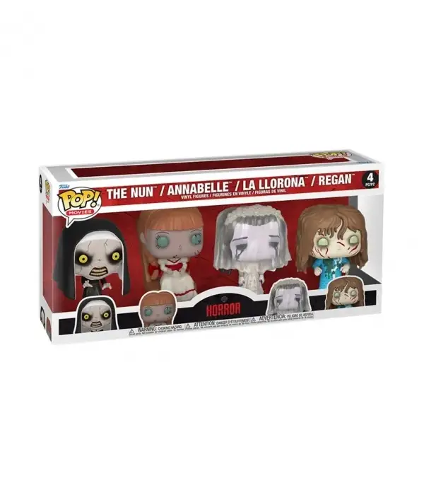 Funko POP! 4 Pack Warner Bros Horror The Nun / Annabelle / La Llorona / Regan