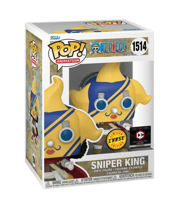 Funko POP! One Piece Sniper King Chase Challice Collectibles #1514 *Small Damage Box*