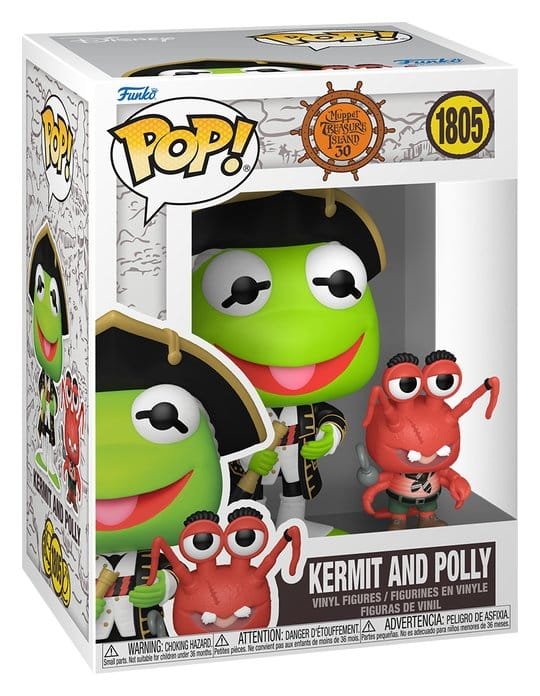Funko POP! Muppet Treasure Island POP! Vinyl Kermit & Polly #1805