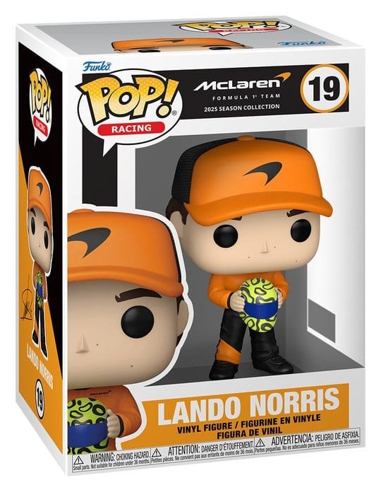 Funko POP! Formula 1 POP! Racing McLaren- Lando Norris #19