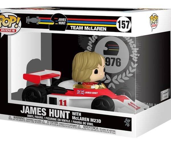 Funko POP! Formula 1 POP! Rides Super Deluxe McLaren- Hunt ('76) #157
