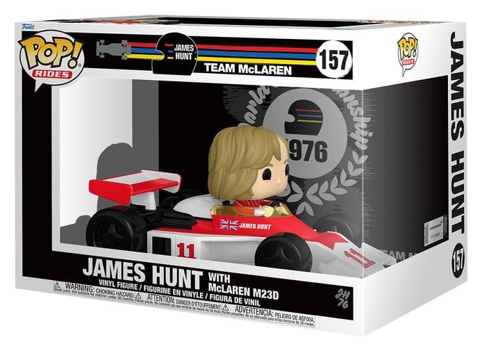 Funko POP! Formula 1 POP! Rides Super Deluxe McLaren- Hunt ('76) #157
