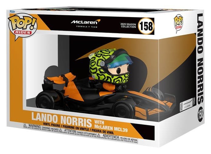 Funko POP! Formula 1 POP! Rides Super Deluxe McLaren- Norris #158