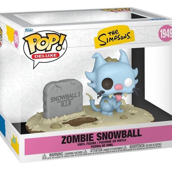 Funko POP! The Simpsons POP! Deluxe Zombie Snowball #1949