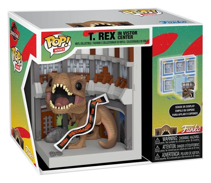 Funko POP! Jurassic Park POP! Nooks Vinyl Diorama Visitor's Center