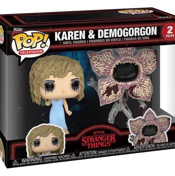 Funko POP! Stranger Things POP! 2-Pack Karen & Demogorgon